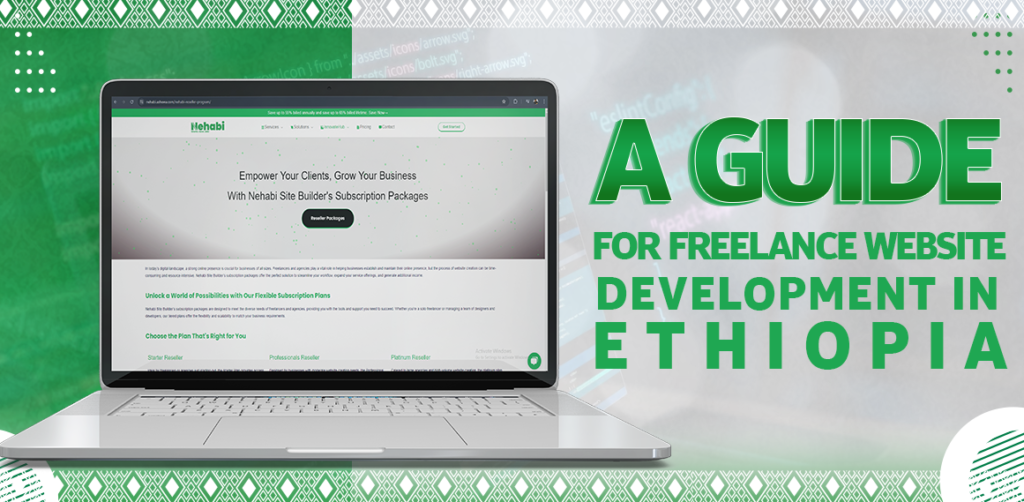 Image for freelance website development