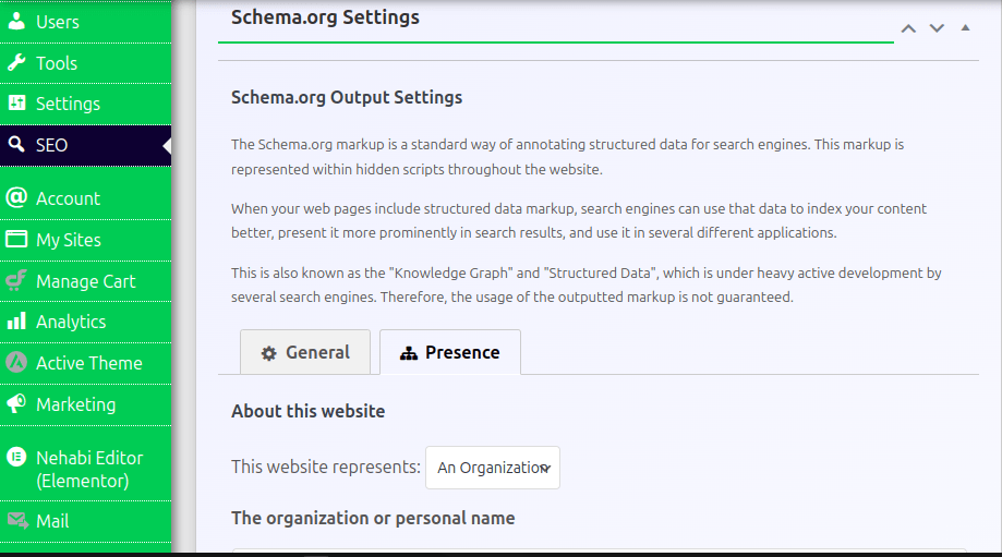 Optimizing schema markup using seo tool